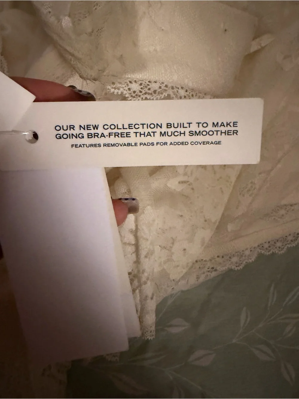 Abercrombie & Fitch Zoe Bra-Free Lace Top - Picture 4 of 7